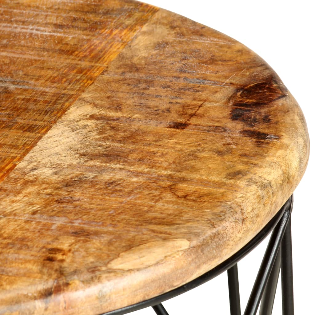 Coffee tables 2 pcs. Solid mango wood