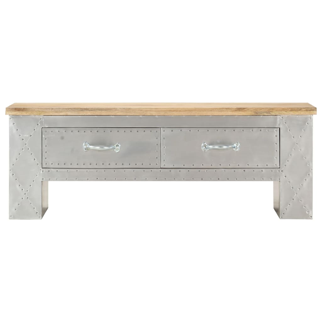 Aviator Couchtisch 100x50x36 cm Mango Massivholz