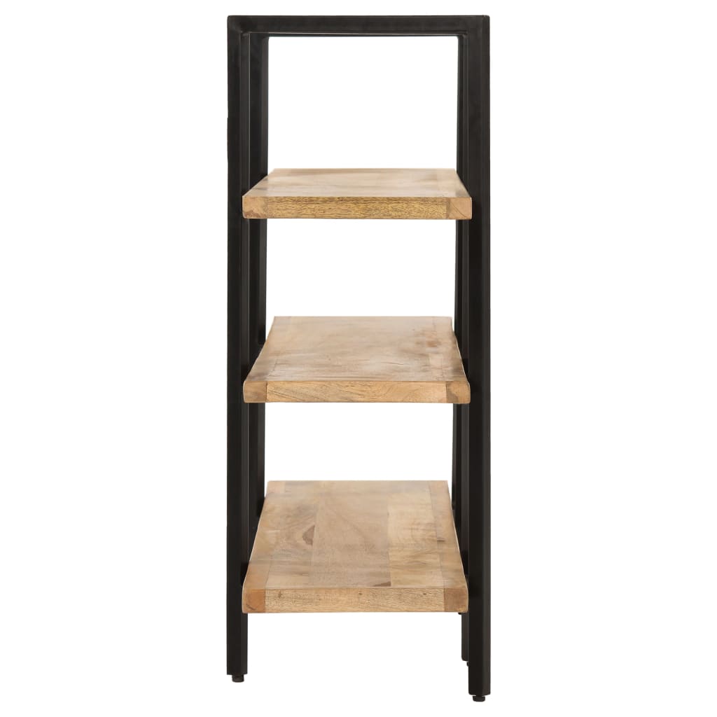 Bookcase with 3 shelves 160x31x80 cm mango solid wood