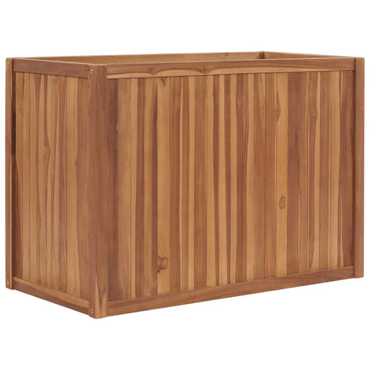 Lit surélevé 100x50x70 cm bois de teck massif