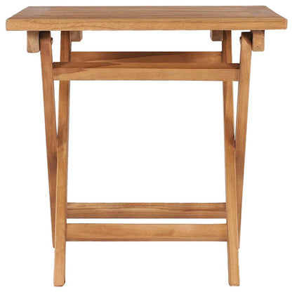 Gartentisch Klappbar 45x45x45 cm Massivholz Teak