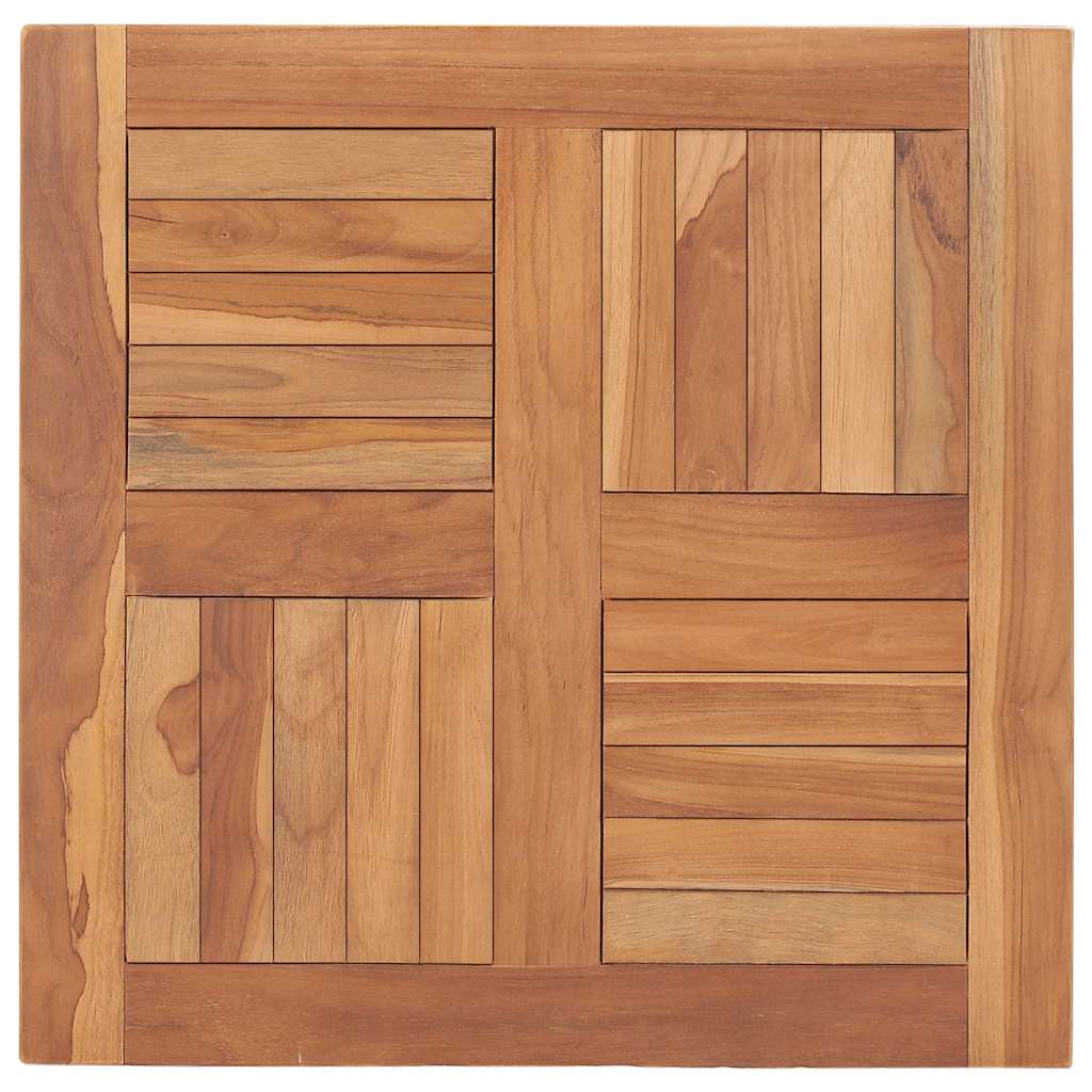 Tischplatte Massivholz Teak 60×60×2,5 cm