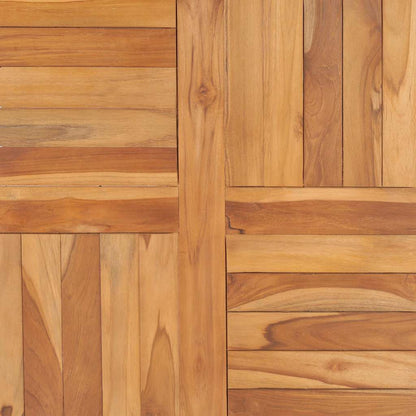 Tischplatte Massivholz Teak 70×70×2,5 cm