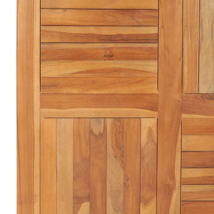 Tischplatte Massivholz Teak Quadratisch 90×90×2,5 cm