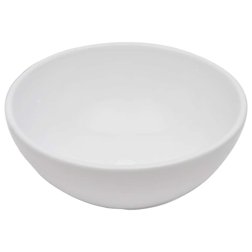 2-tlg. Badmöbel-Set Keramik Eichenbraun