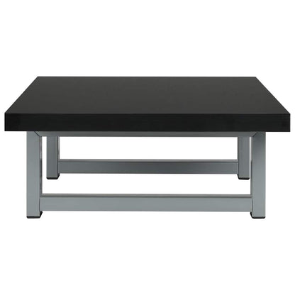 2-tlg. Badmöbel-Set Keramik Schwarz