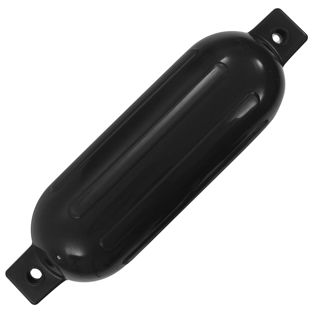 Bootsfender 4 Stk. Schwarz Ø 14x50 cm PVC