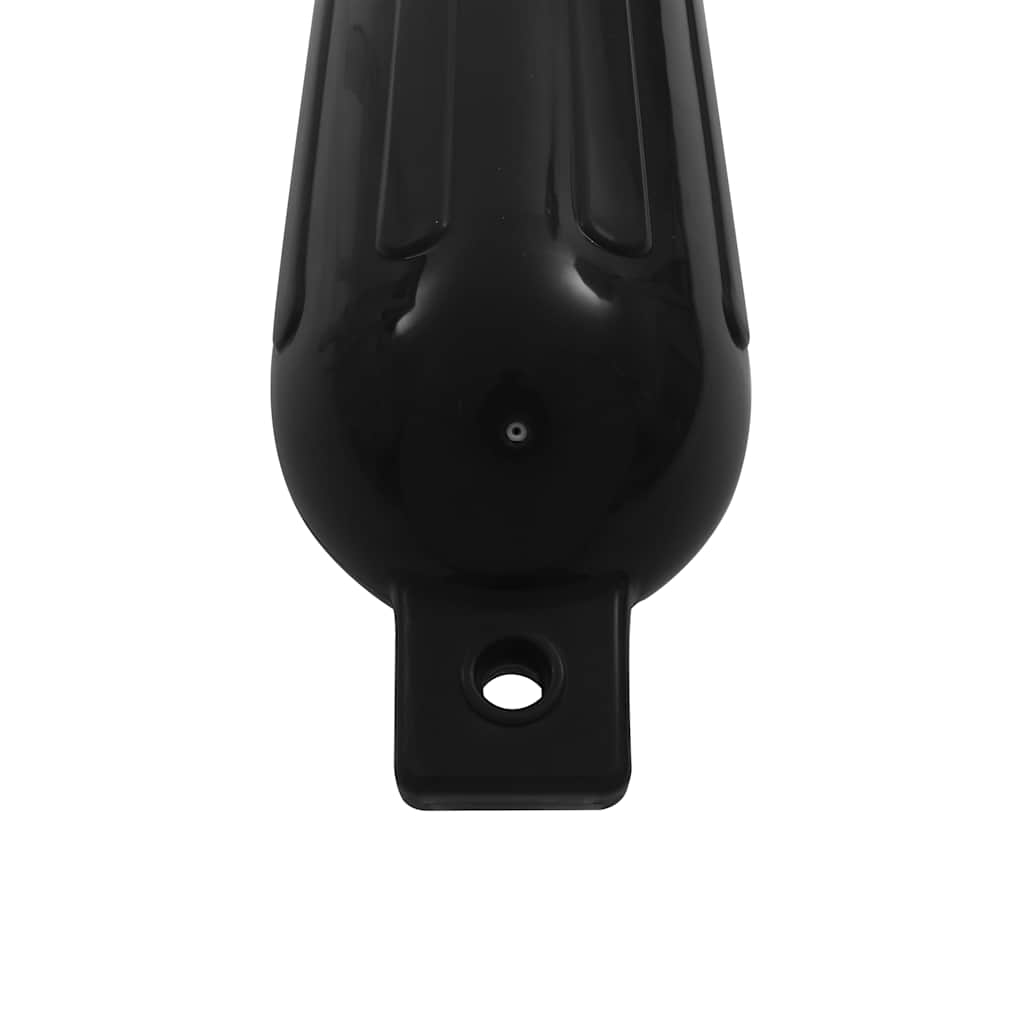 Bootsfender 4 Stk. Schwarz Ø 14x50 cm PVC