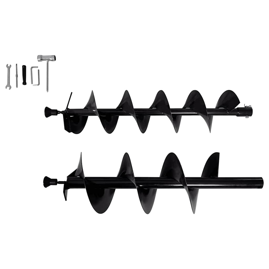 Erdbohrer-Set Stahl