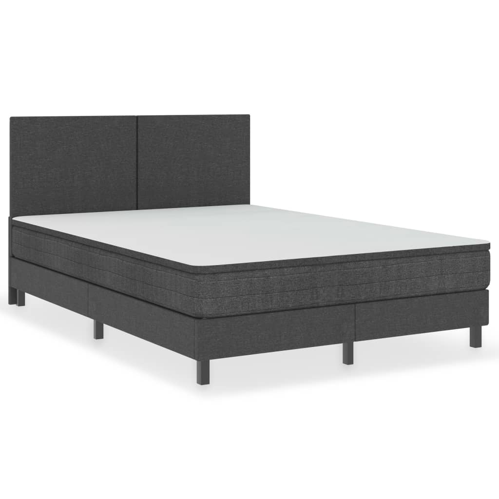 Kopfteil Dunkelgrau Stoff 140×200 cm