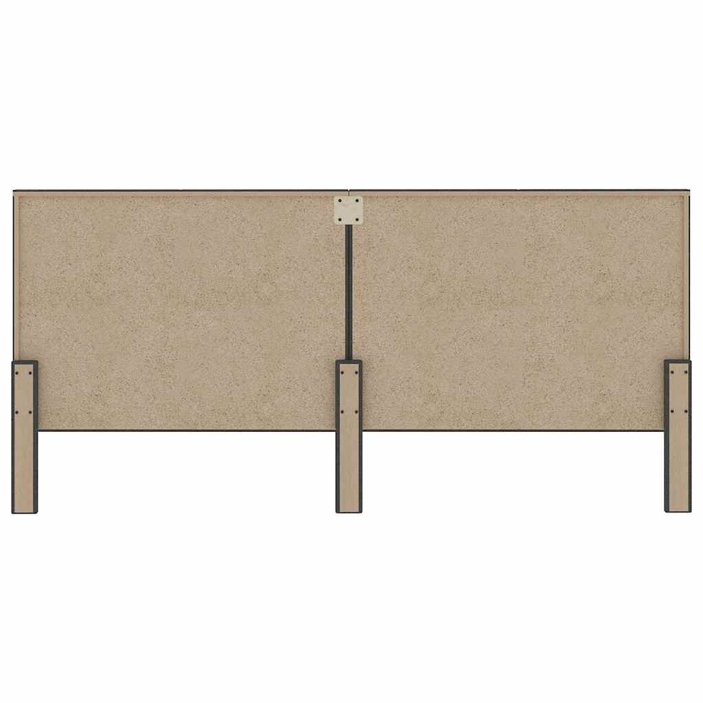 Kopfteil Dunkelgrau Stoff 200×200 cm
