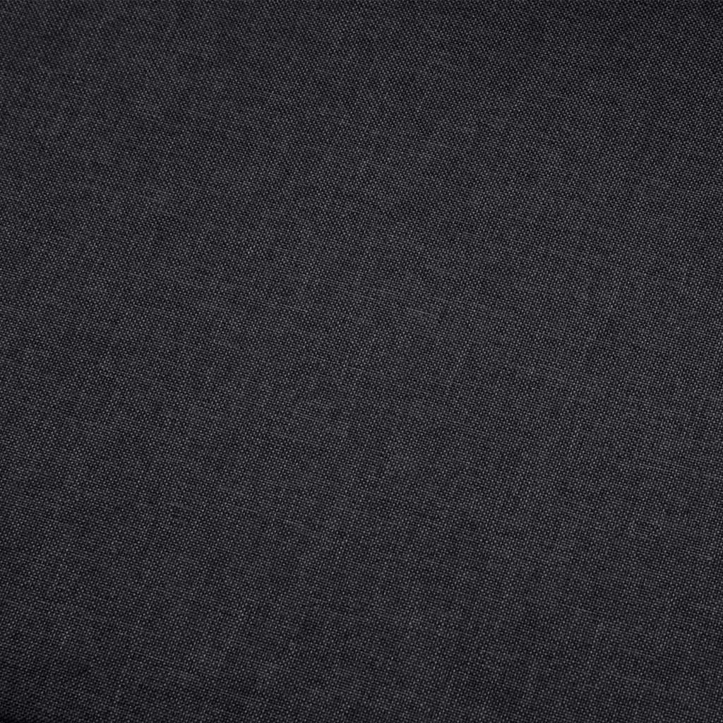 Ecksofa Dunkelgrau Stoff
