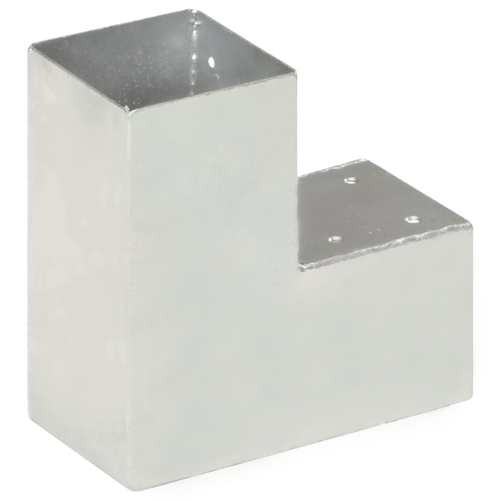 Pfostenverbinder L-Form Verzinktes Metall 91 x 91 mm