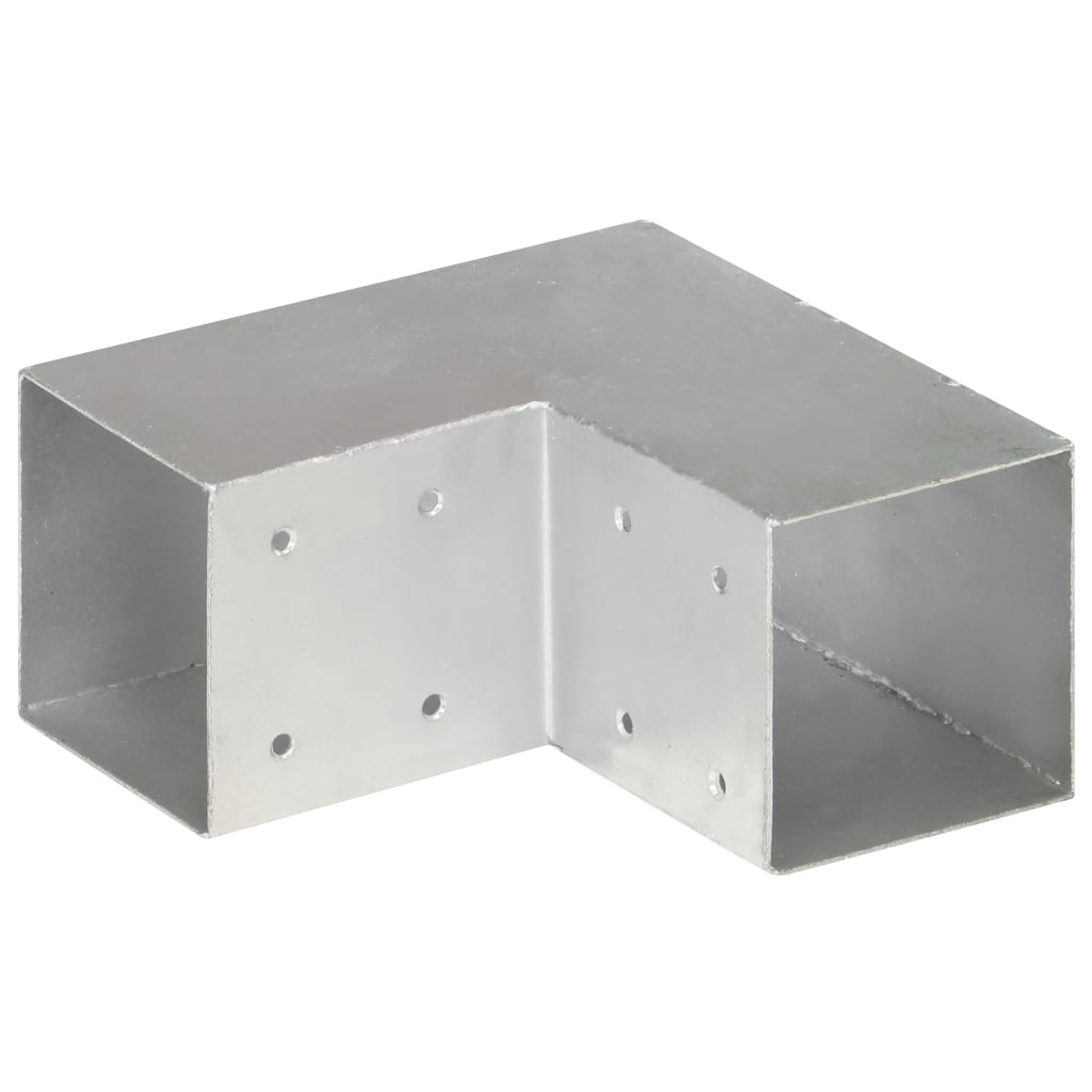 Pfostenverbinder L-Form Verzinktes Metall 91 x 91 mm