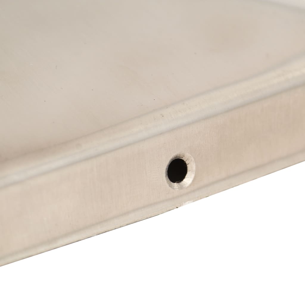 Pfostenkappen 6 Stk. Pyramide Edelstahl 81 x 81 mm