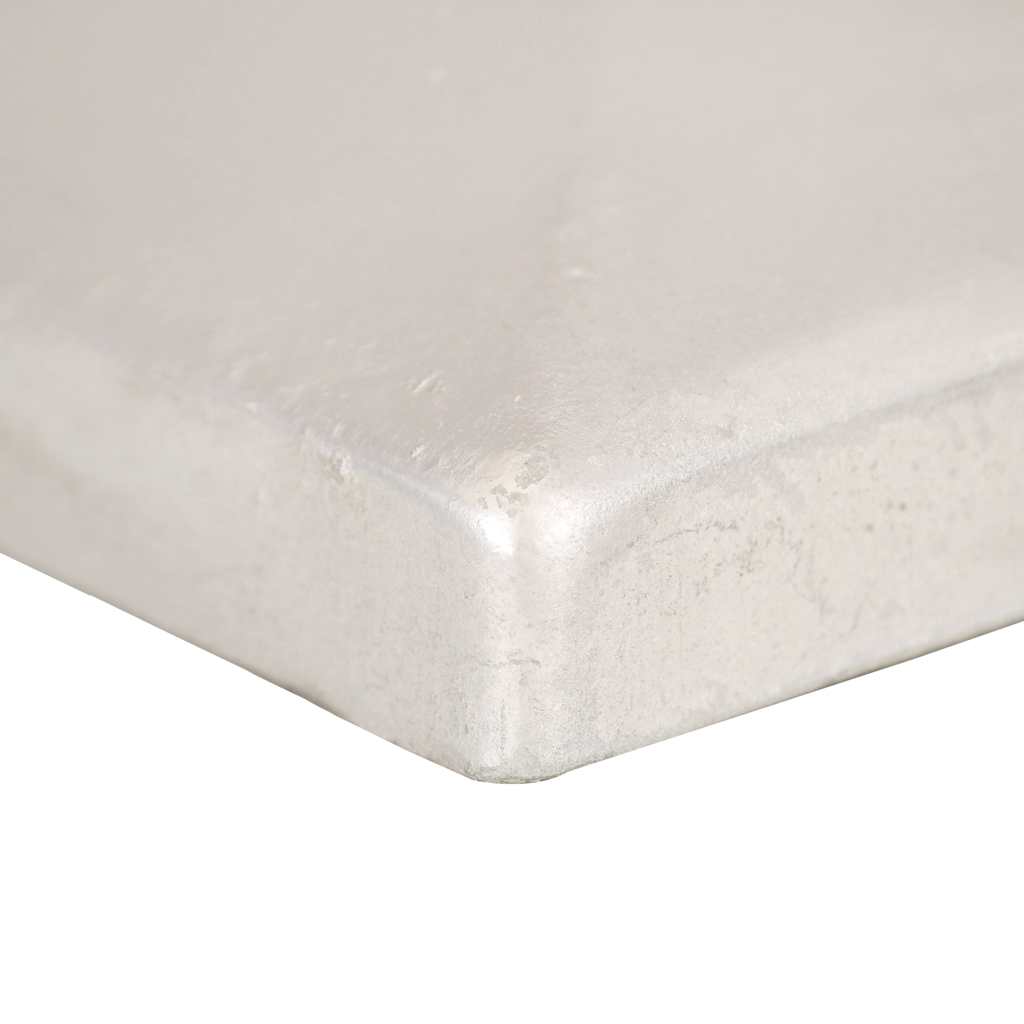 Pfostenkappen 6 Stk. Pyramide Verzinktes Metall 81 x 81 mm