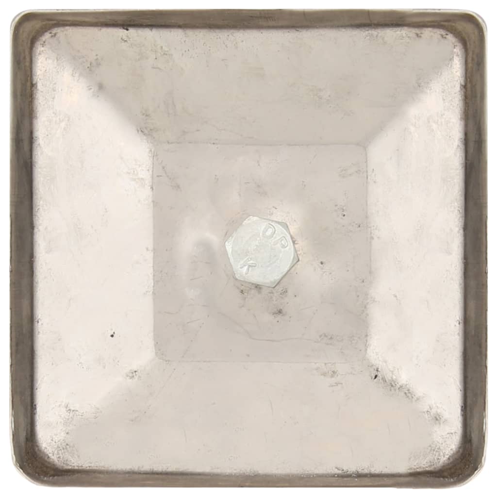 Pfostenkappen 6 Stk. Kugelform Edelstahl 101 x 101 mm