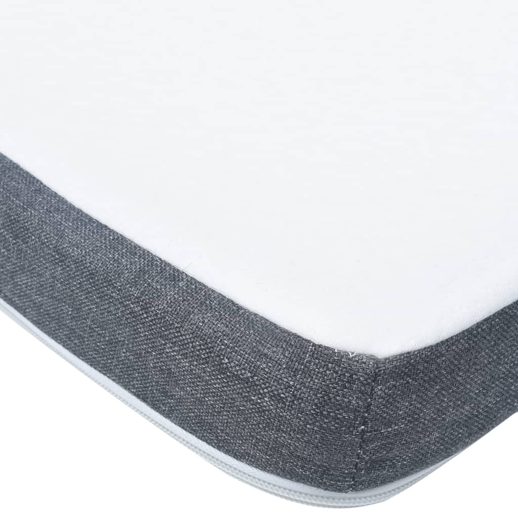 Boxspringbett-Matratzenauflage 200 x 120 x 5 cm Mittelweich