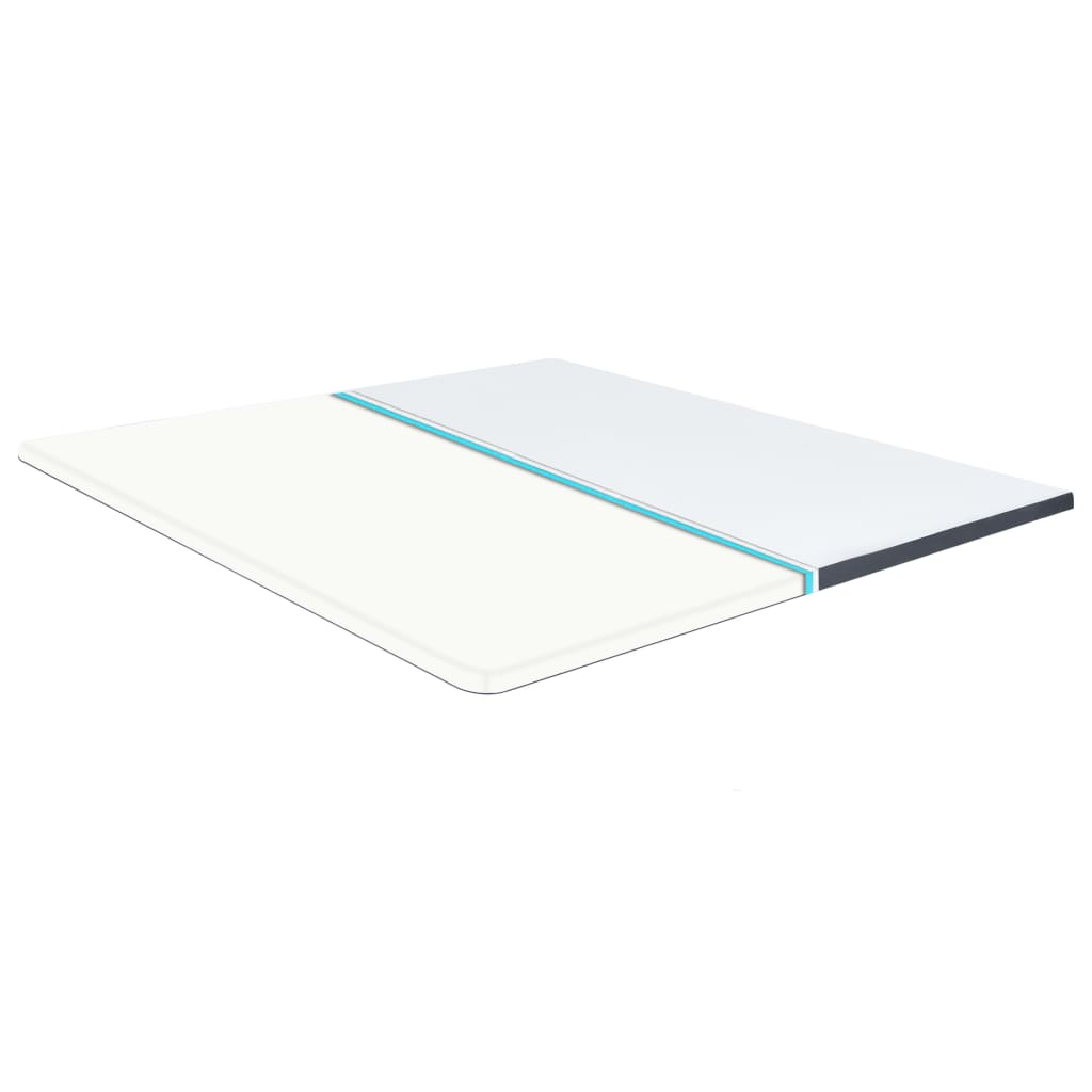Boxspringbett-Matratzenauflage 200 x 180 x 5 cm Mittelweich