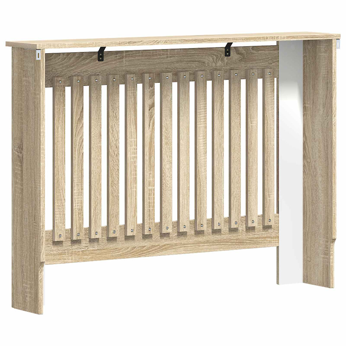 Heizkörperverkleidung 112x19x81,5 cm Holzwerkstoff