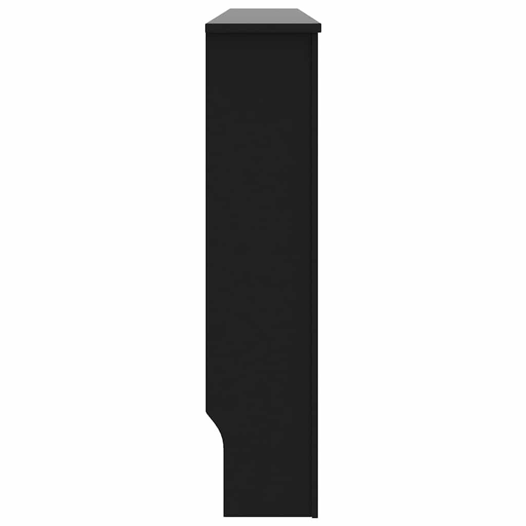 Heizkörperverkleidung Schwarz 172x19x81,5 cm Holzwerkstoff