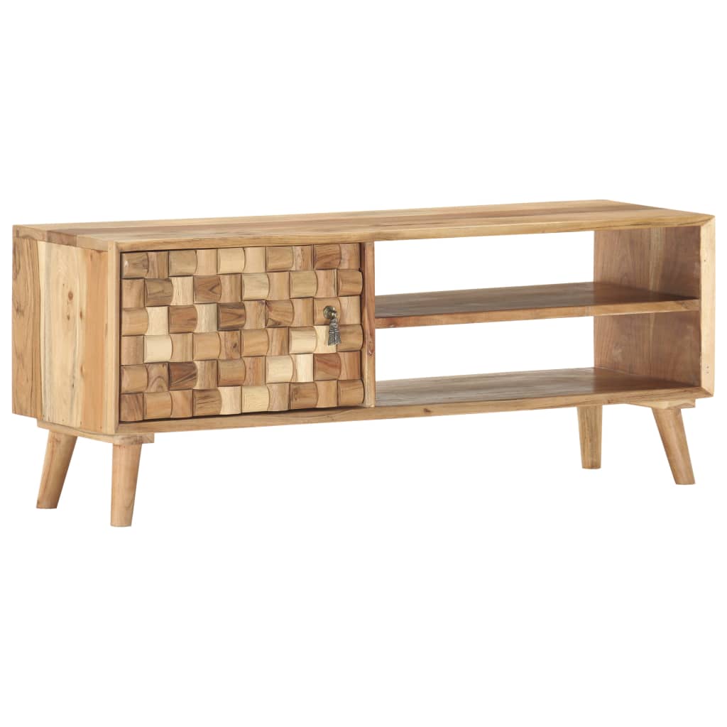 TV-Schrank 100×35×40 cm Massivholz Akazie