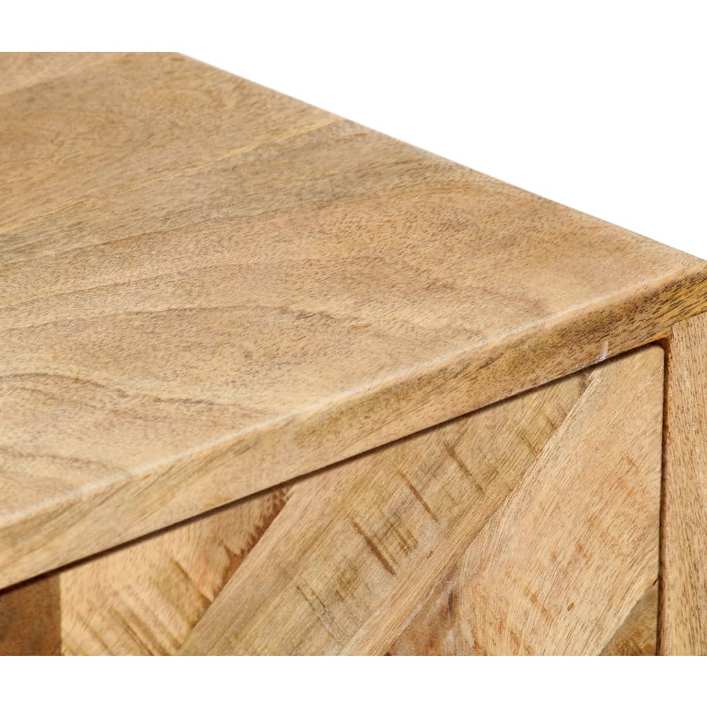 Nachttisch 40 x 30 x 50 cm Massivholz Mango