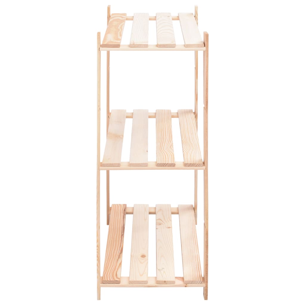 Storage shelves 3 shelves 5 pcs. 80x38x90cm solid pine wood 150kg