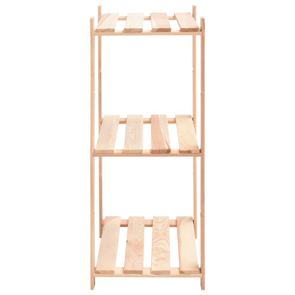 Storage shelves 3 shelves 2 pcs. 60x38x90cm solid pine wood 150kg