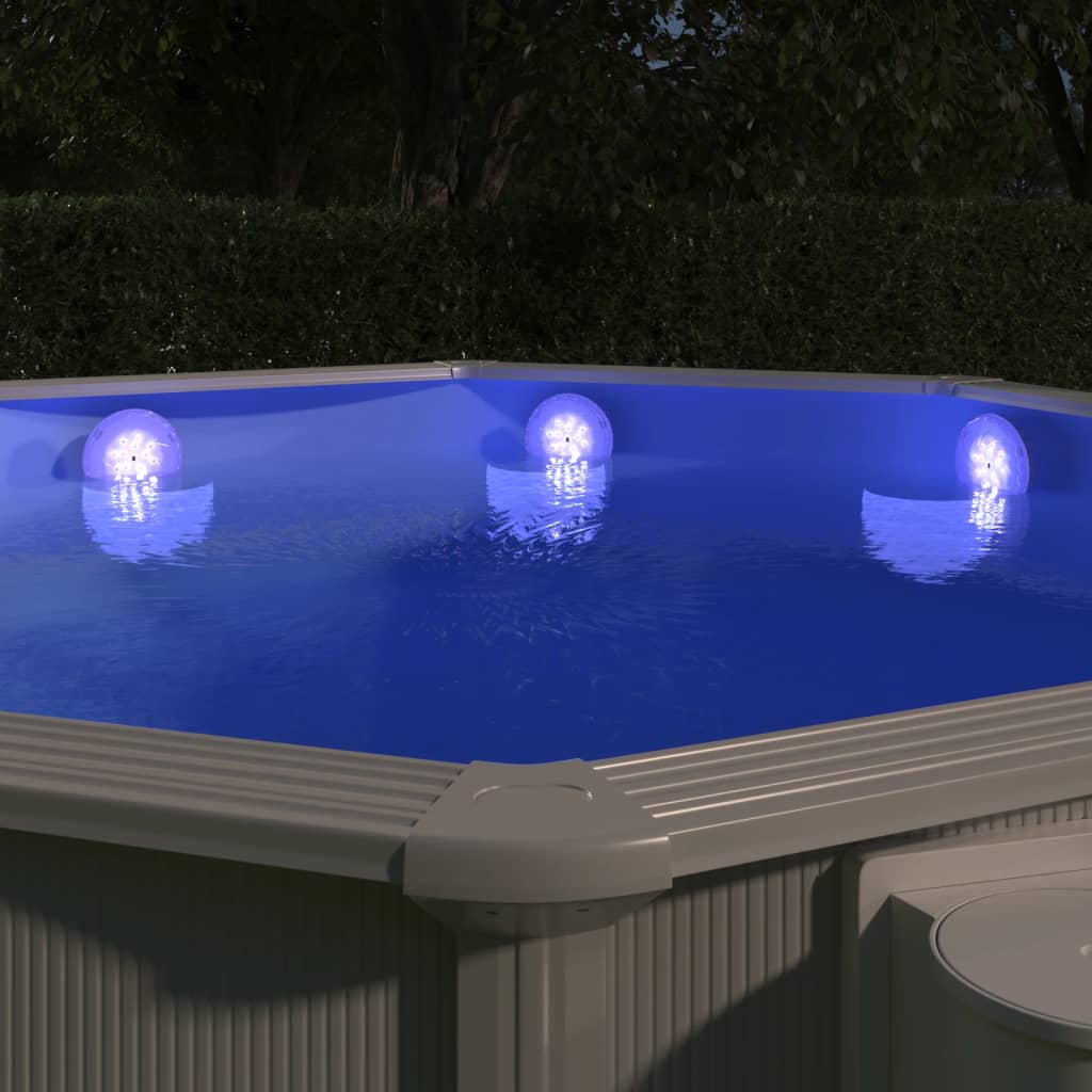 Lampe de piscine LED sous-marine avec télécommande blanche