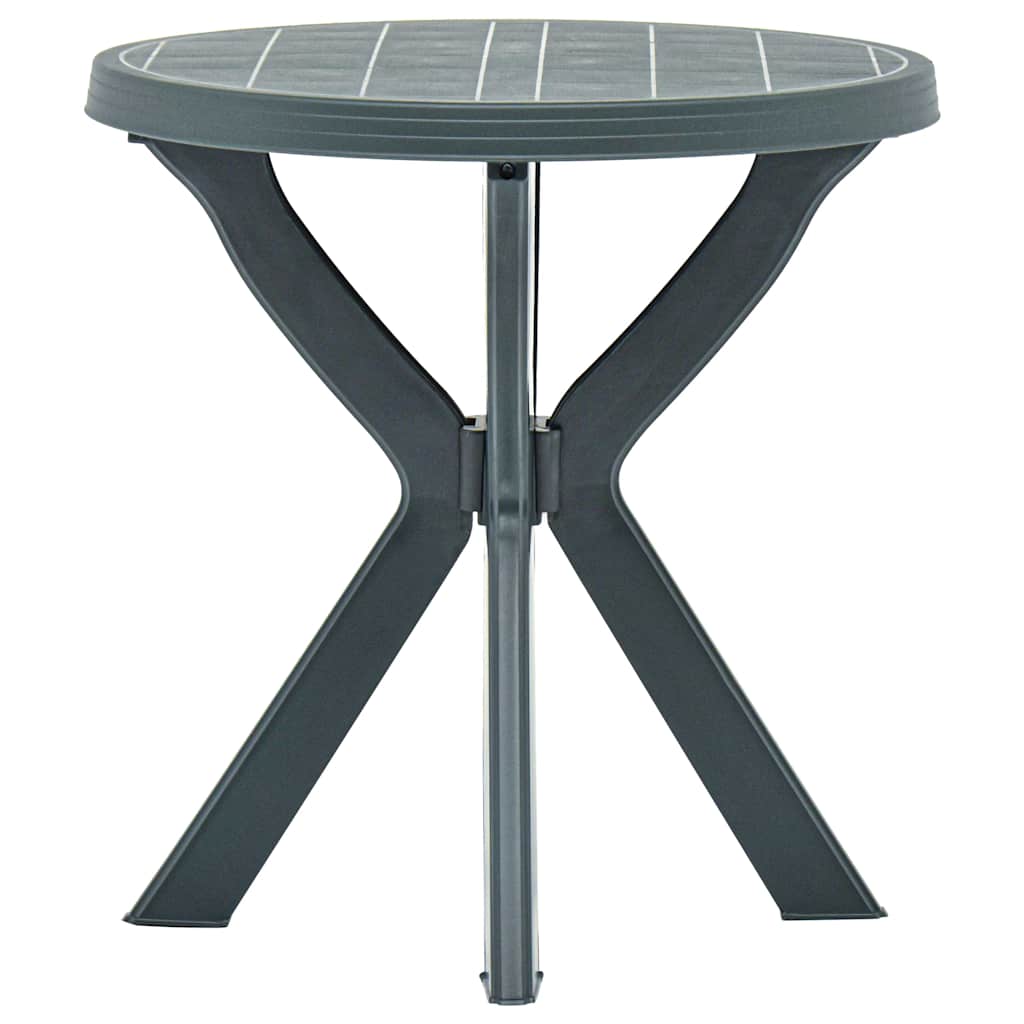 Bistrotisch Grün Ø70 cm Kunststoff