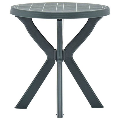 Bistrotisch Grün Ø70 cm Kunststoff