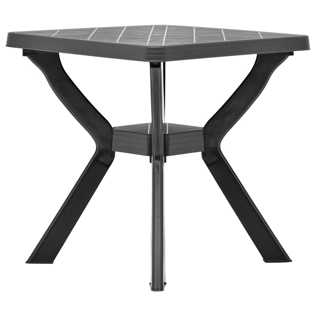 Bistrotisch Anthrazit 70x70x72 cm Kunststoff