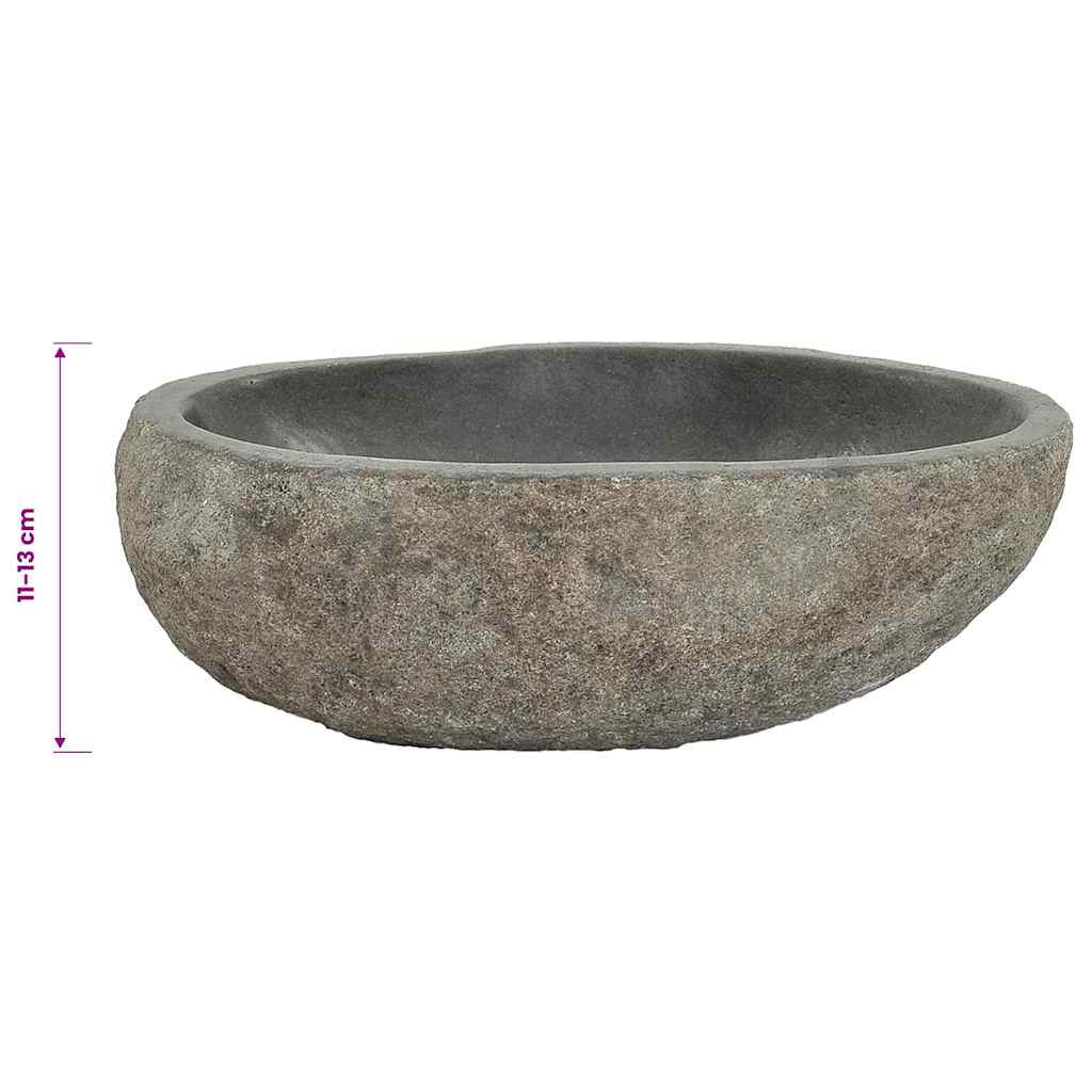 Waschbecken Flussstein Oval (29-38)x(24-31) cm