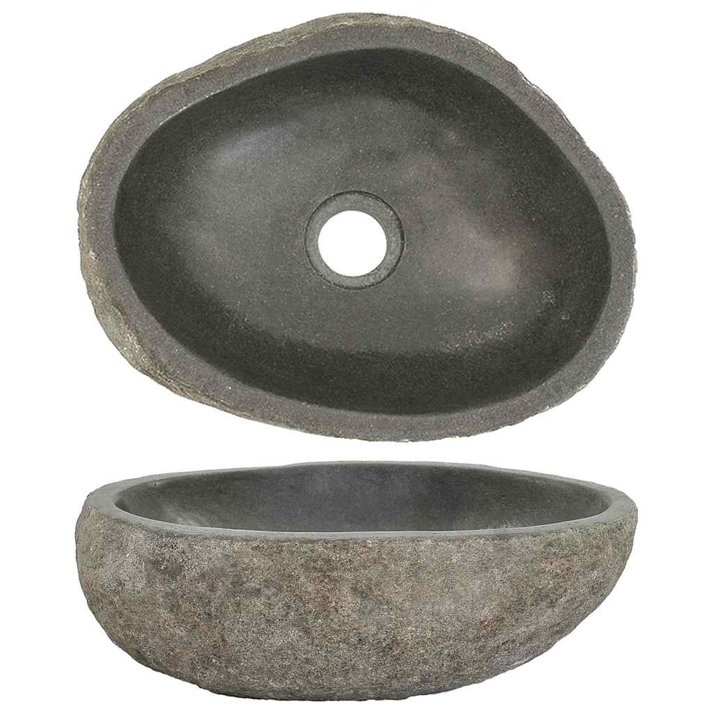 Waschbecken Flussstein Oval (29-38)x(24-31) cm
