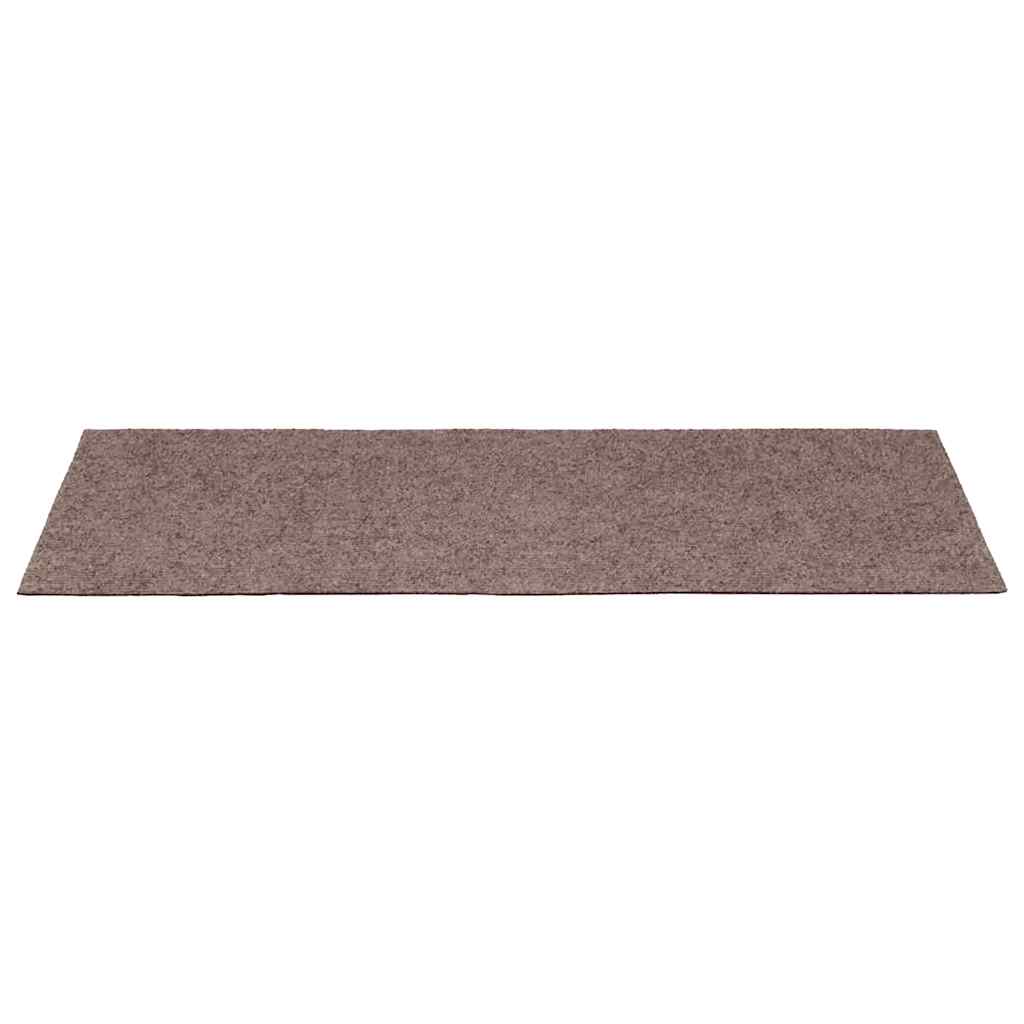 Stufenmatten Selbstklebend 15 Stk. 65x21x4 cm Hellbraun Rechteckiger Rand