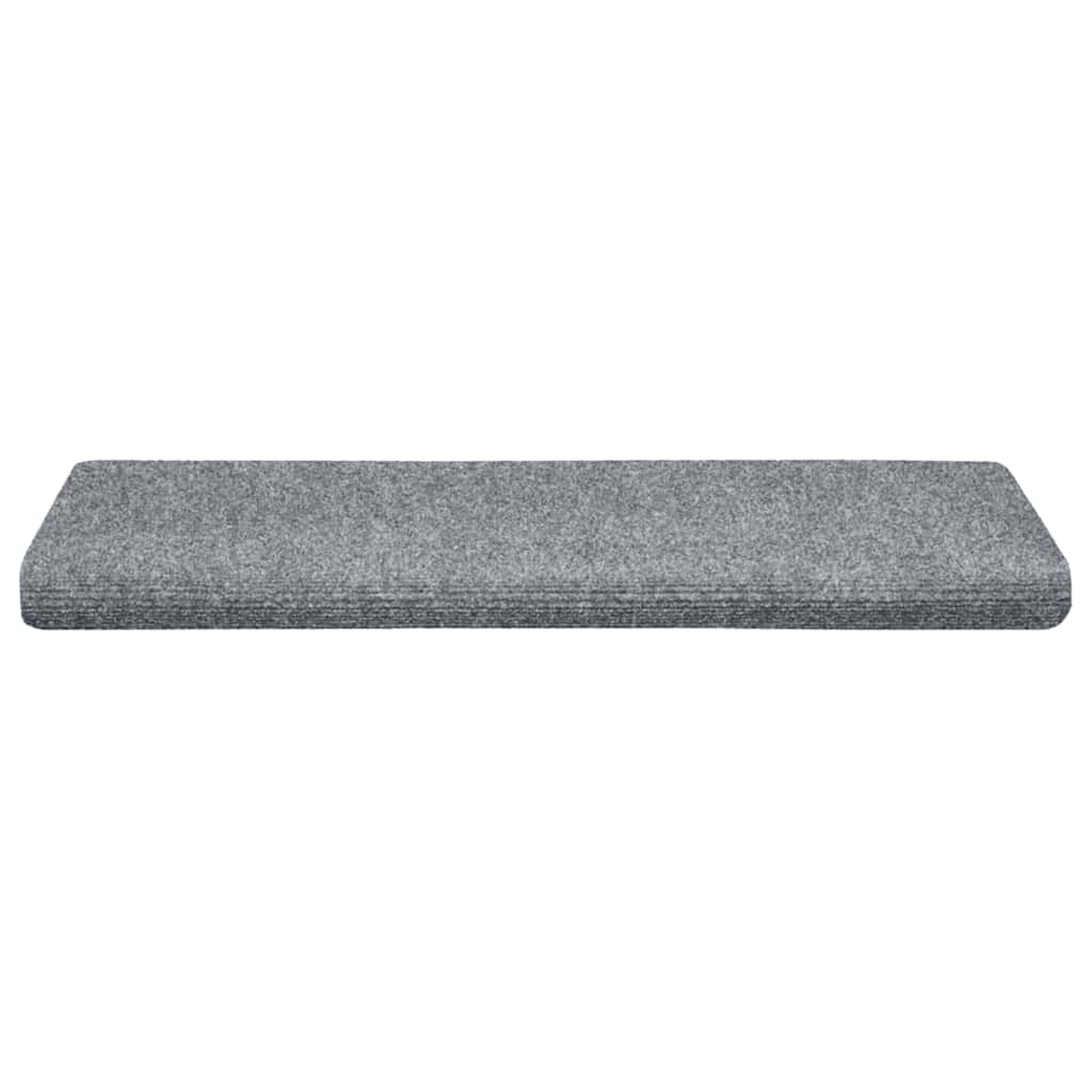 Stufenmatten Selbstklebend 15 Stk. 65x21x4 cm Hellgrau Rechteckiger Rand