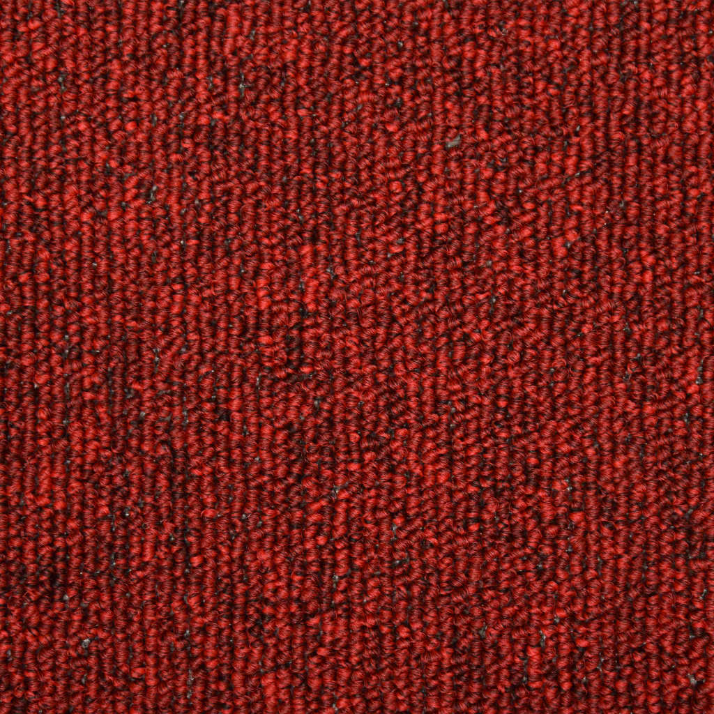 Stufenmatten 15 Stk. 65x21x4 cm Rot Rechteckiger Rand