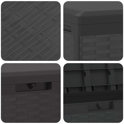 Gartenbox Anthrazit 114x47x60 cm