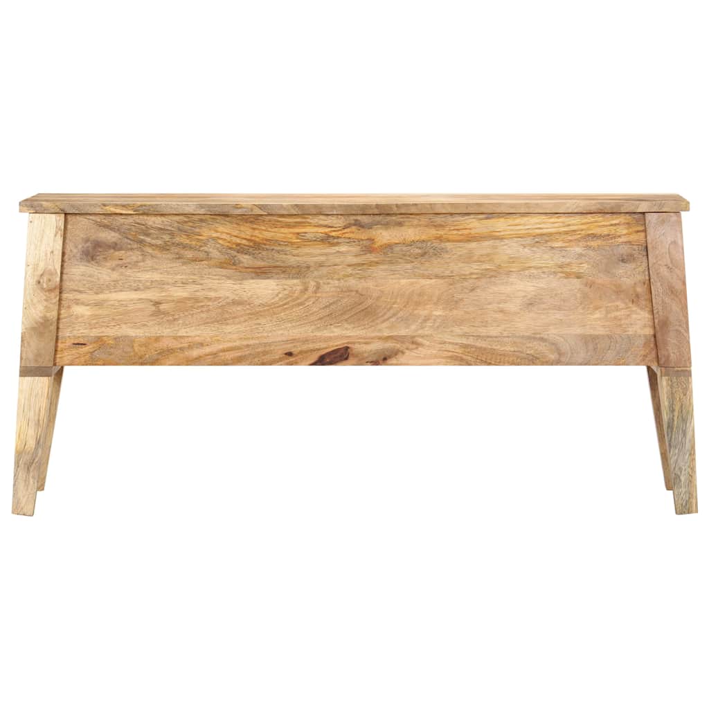 Aufbewahrungstruhe 99 x 35 x 48 cm Massivholz Mango