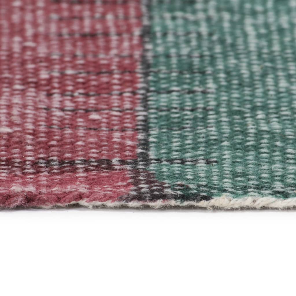 Kelim-Teppich Handgewebt Baumwolle 120×180 cm Bedruckt