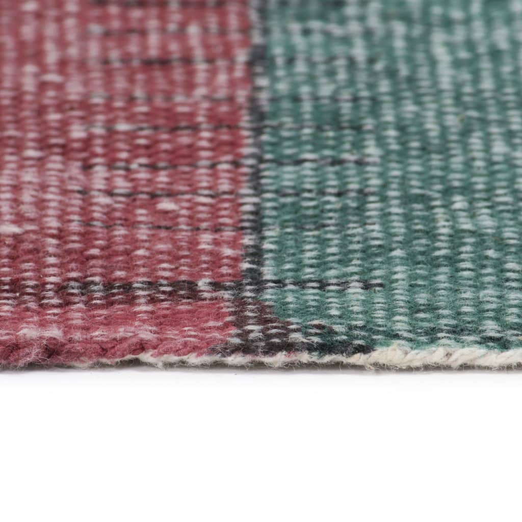 Kelim-Teppich Handgewebt Baumwolle 160×230 cm Bedruckt