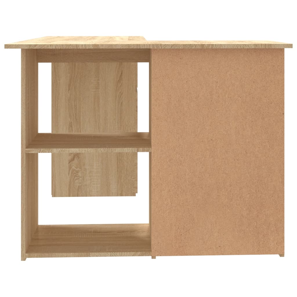 Eckschreibtisch Sonoma-Eiche 145x100x76 cm Holzwerkstoff