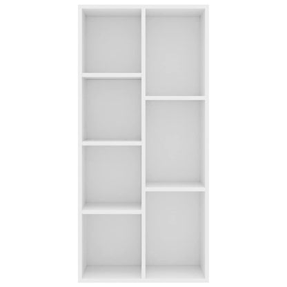 Bücherregal Weiß 50×25×106 cm Holzwerkstoff