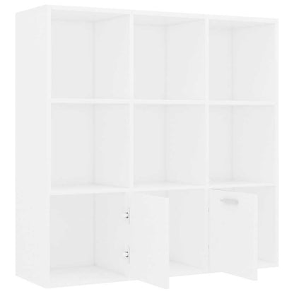 Bücherregal Weiß 98x30x98 cm Holzwerkstoff