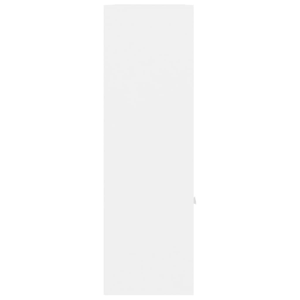 Bibliothèque blanche 98x30x98 cm matière bois