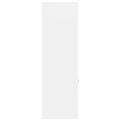 Bücherregal Weiß 98x30x98 cm Holzwerkstoff