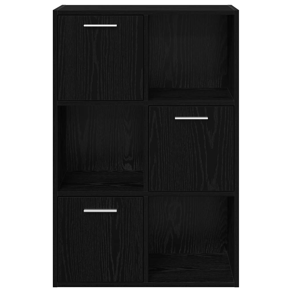 Armoire de rangement noir 60x29,5x90 cm en bois
