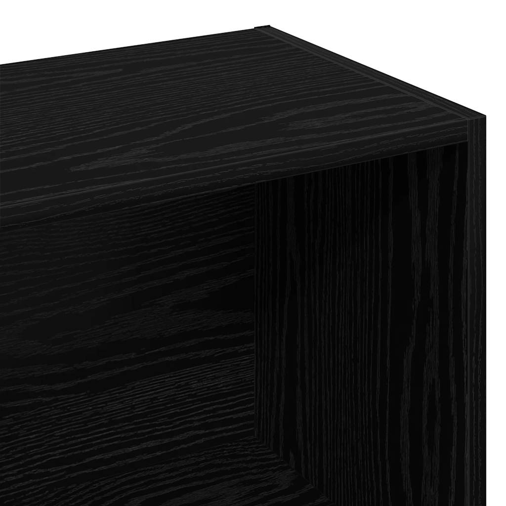 Armoire de rangement noir 60x29,5x90 cm en bois