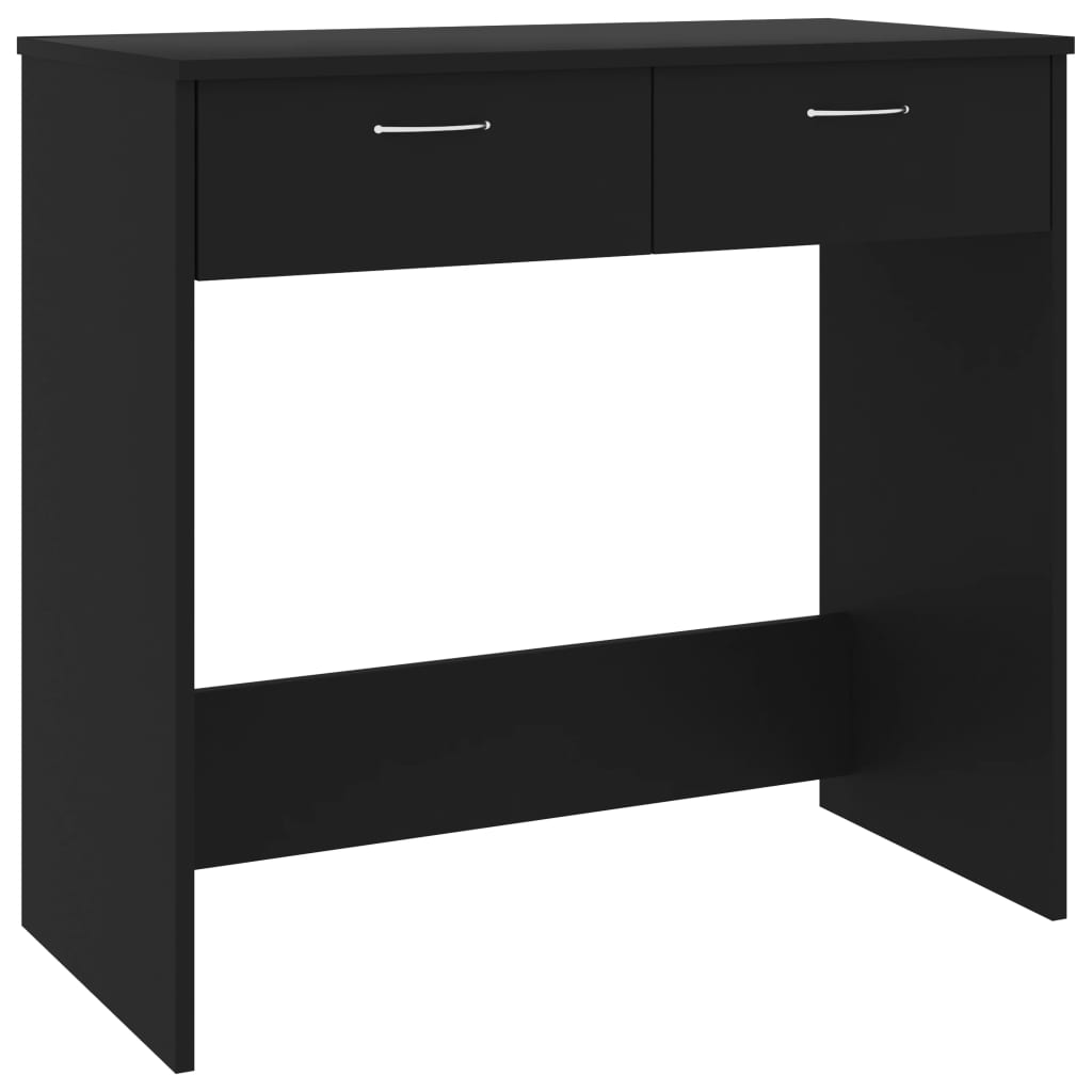 Bureau noir 80x40x75 cm en bois